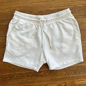 ASOS Men’s White Cotton Athletic Shorts